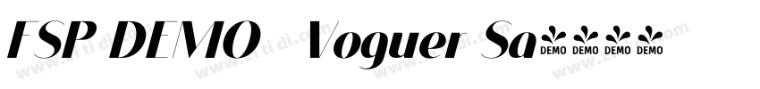 FSP DEMO   Voguer Sa字体转换